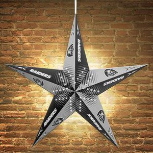 🏈🆕 LAS VEGAS RAIDERS STAR LANTERN - NFL